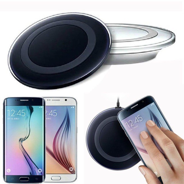 Für iphone 8/8plus/X für neues geführtes helles quadratisches QI drahtloses Ladegerät Samsung s6/s7/s8 2018 schnell